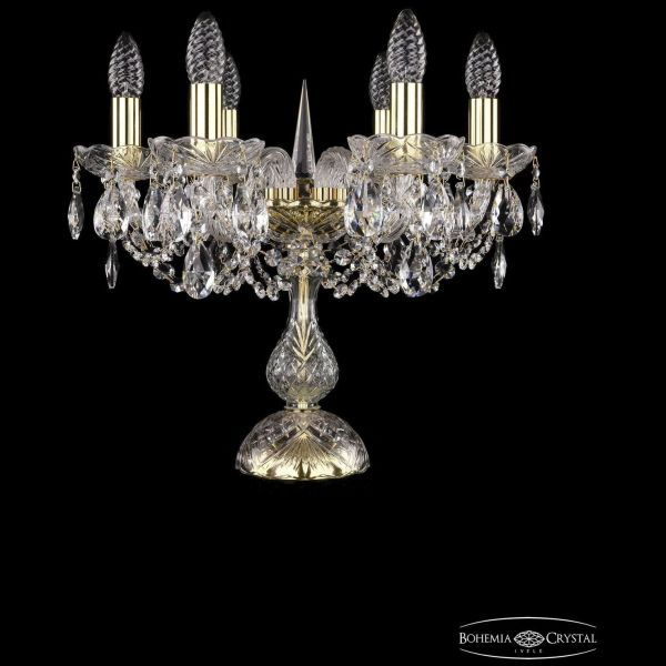 Настольная лампа Bohemia Ivele Crystal 1402L/6/141-39/G