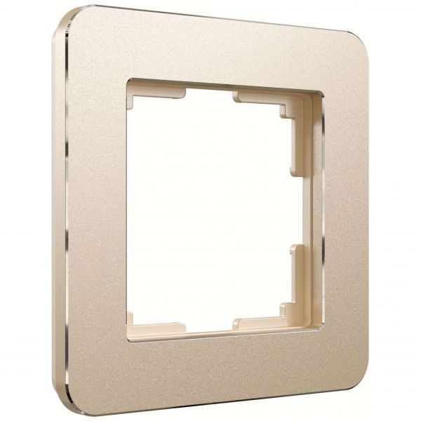 Рамка на 1 пост Platinum шампань Werkel W0012611