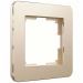 Рамка на 1 пост Platinum шампань Werkel W0012611