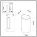 Настенный светильник Odeon Light Gips 4277/1W