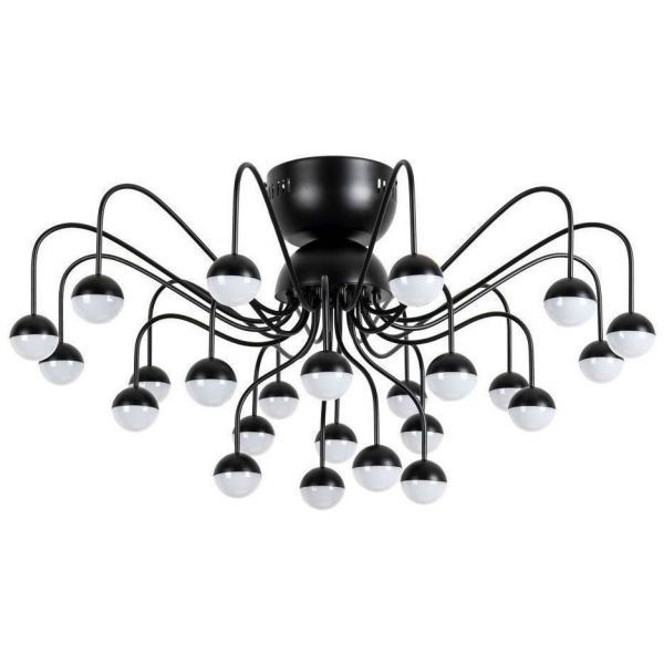 Потолочная светодиодная люстра Arte Lamp Dexter A3619PL-24BK