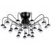 Потолочная светодиодная люстра Arte Lamp Dexter A3619PL-24BK