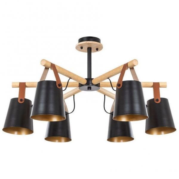 Потолочная люстра Arte Lamp A7032PL-6BK THOMAS