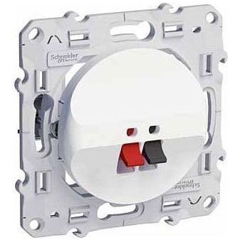 Аудиорозетка Schneider Electric Odace белый