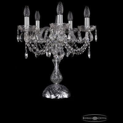 Настольная лампа Bohemia Ivele Crystal 1406L/5/141-47/Ni