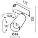 Трековый светодиодный светильник Maytoni TR103-1-12W3K-M-B Focus LED Radity