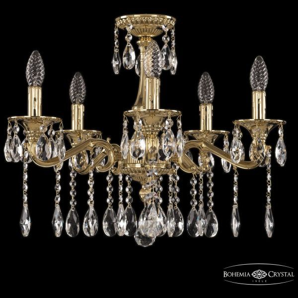 Люстра бронзовая 73102/5/175 A G Bohemia Ivele Crystal