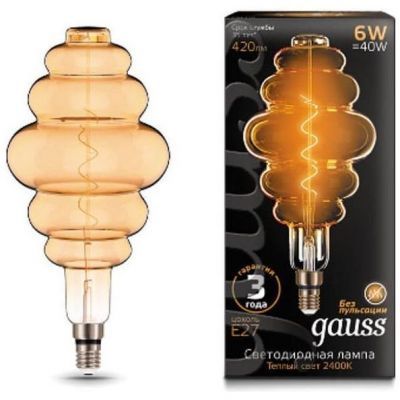 Лампа светодиодная филаментная Gauss 158802006 Loft