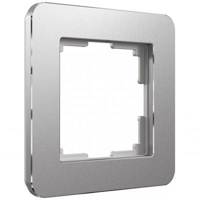 Рамка на 1 пост Platinum алюминий Werkel W0012606
