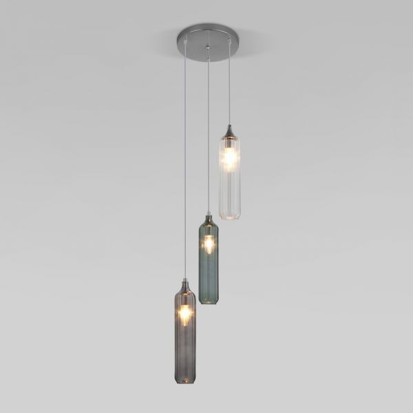 Умный подвесной светильник Eurosvet 50252/3 хром Smart