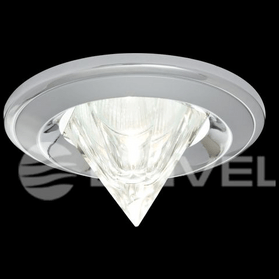 Светильник встраиваемый Linvel ELC-2876+C6 PC/CH Св-к под MR-16 кристалл