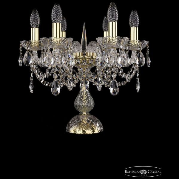 Настольная лампа Bohemia Ivele Crystal 1406L/6/141-39/G