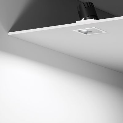 Потолочный светодиодный светильник 10W 4000K белый/хром Elektrostandard 25091/LED