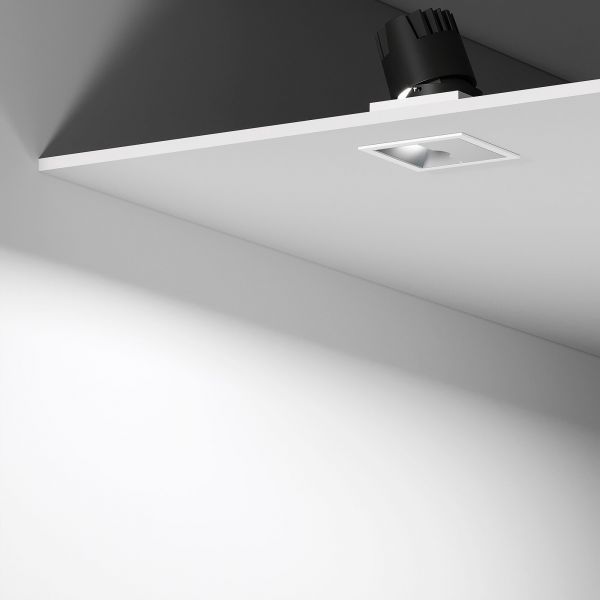 Потолочный светодиодный светильник 10W 4000K белый/хром Elektrostandard 25091/LED