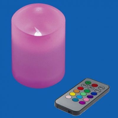 Фигура светодиодная на батарейках Uniel ULD-F052 RGB RC CANDLE