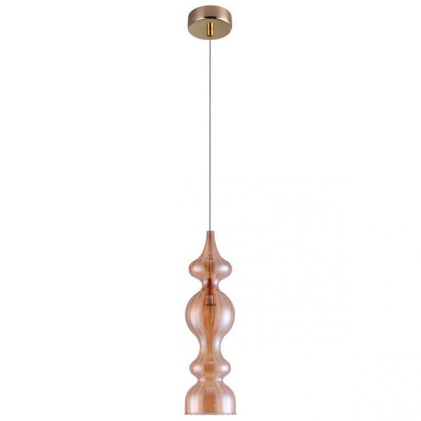 Подвесной светильник Crystal Lux Iris SP1 A Amber Iris