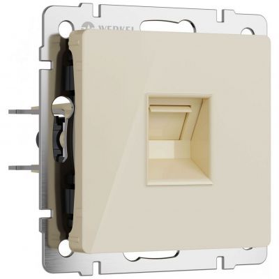 Розетка Ethernet RJ-45 (айвори акрил) W1181043 Werkel