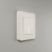 Рамка из поликарбоната на 1 пост Split айвори/белый, soft-touch W0013066 Werkel