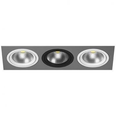 Встраиваемый точечный светильник i839060706 серый/белый/черный Intero 111 Lightstar