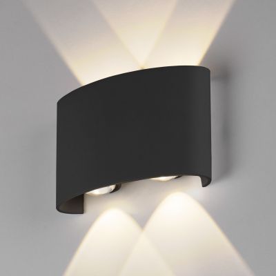 Уличный светильник Elektrostandard 1555 TECHNO LED TWINKY DOUBLE черный
