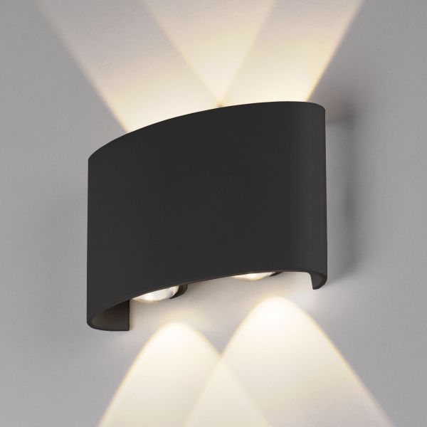 Уличный светильник Elektrostandard 1555 TECHNO LED TWINKY DOUBLE черный