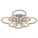 Светодиодная люстра Profit Light 8003/4+4 CHR
