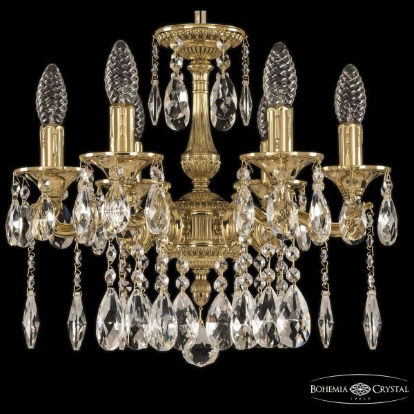 Люстра бронзовая 73102/6/125 A G Bohemia Ivele Crystal