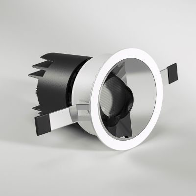 Потолочный светодиодный светильник 10W 3000K белый/хром Elektrostandard 25090/LED
