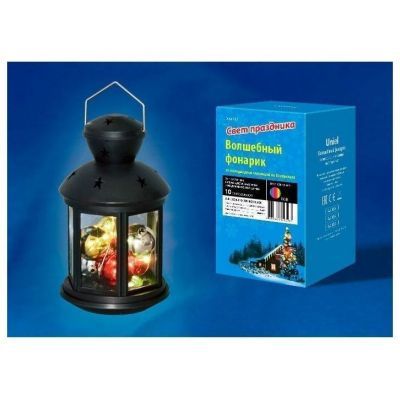 Фигура светодиодная на батарейках Uniel ULD-L1220-010/DTB/RGB BLACK