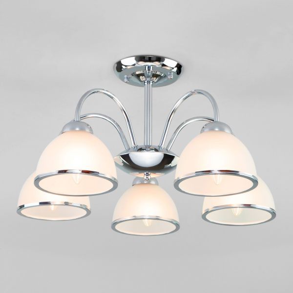 Потолочная люстра Eurosvet 30174/5 хром