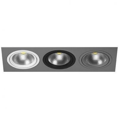 Встраиваемый точечный светильник i839060709 серый/белый/черный Intero 111 Lightstar