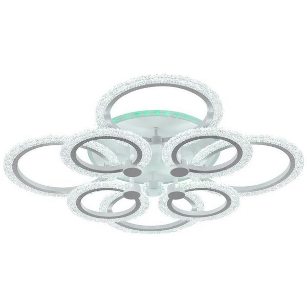 Светодиодная люстра Profit Light 8003/4+4 WHT