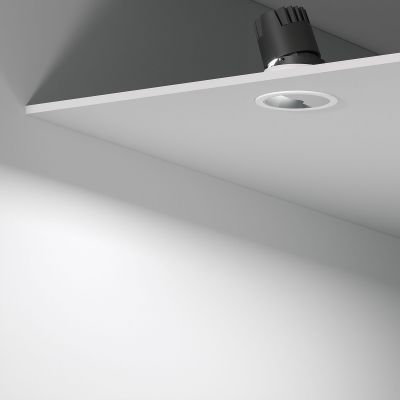 Потолочный светодиодный светильник 10W 4000K белый/хром Elektrostandard 25090/LED