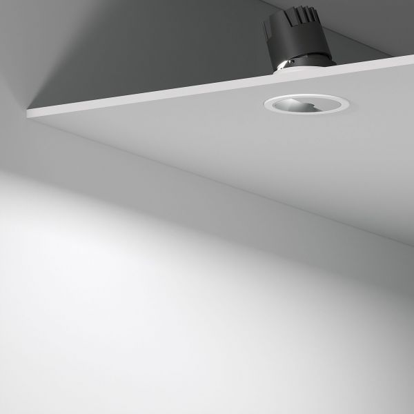 Потолочный светодиодный светильник 10W 4000K белый/хром Elektrostandard 25090/LED