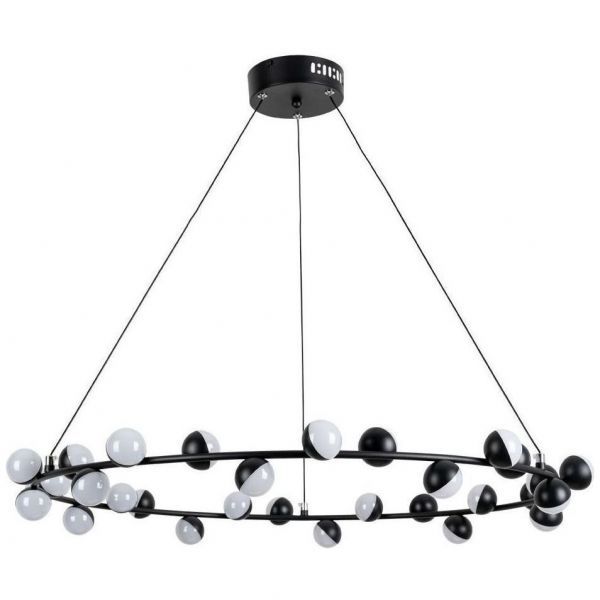 Подвесная светодиодная люстра Arte Lamp Dexter A3619SP-30BK