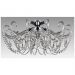 Потолочная люстра Crystal Lux Imperia PL6 Chrome/Transparente Imperia