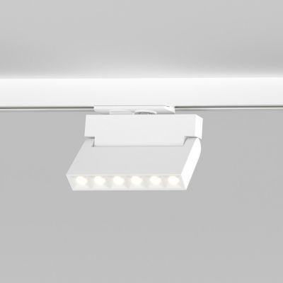 Трековый светильник Elektrostandard Garda Белый 10W 4200K (85017/01) однофазный