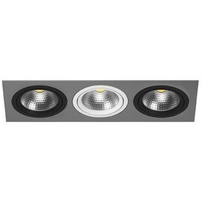 Встраиваемый точечный светильник i839070607 серый/черный/белый Intero 111 Lightstar
