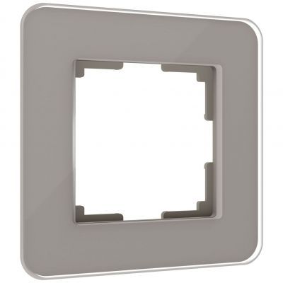Рамка из стекла на 1 пост Elite дымчатый Werkel W0012417
