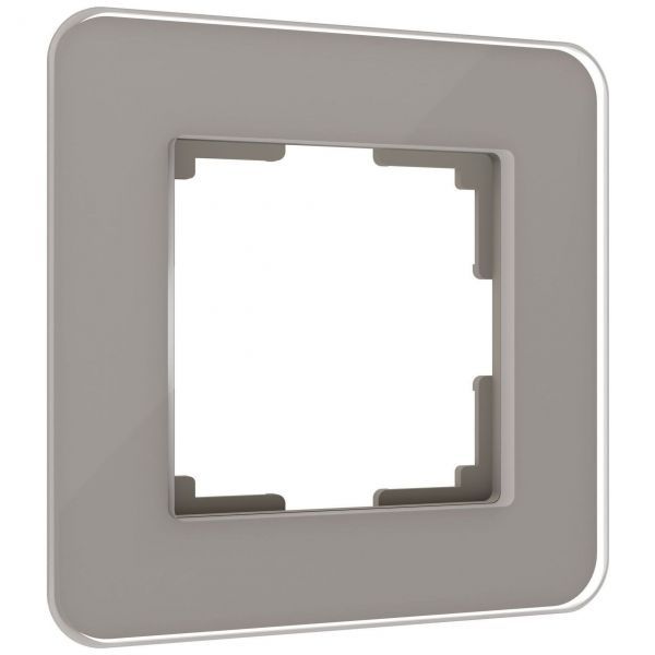 Рамка из стекла на 1 пост Elite дымчатый Werkel W0012417