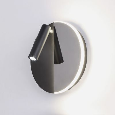 Настенный светодиодный светильник Drom LED Elektrostandard 40105/LED чёрный/чёрный жемчуг