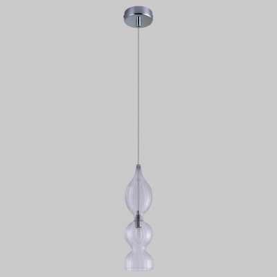 Подвесной светильник Crystal Lux Iris SP1 B Transparent Iris