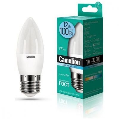 Светодиодная лампа Camelion LED12-C35/845/E27