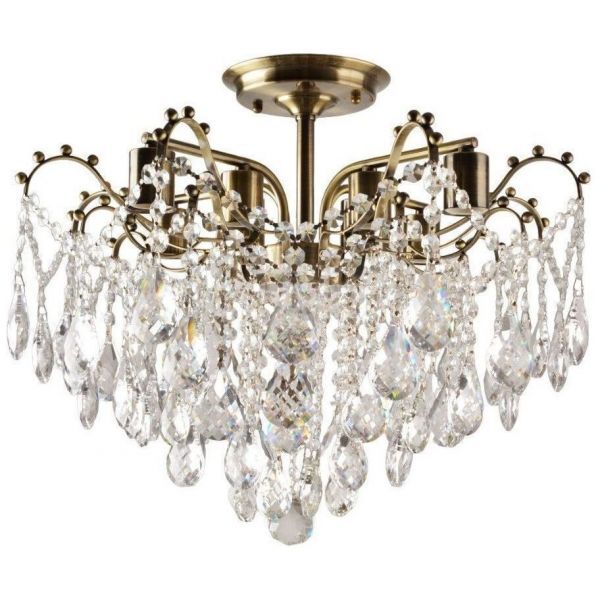 Люстра 15552/8AB+CL ЭкономСвет