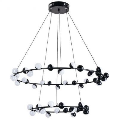Подвесная светодиодная люстра Arte Lamp Dexter A3619SP-48BK