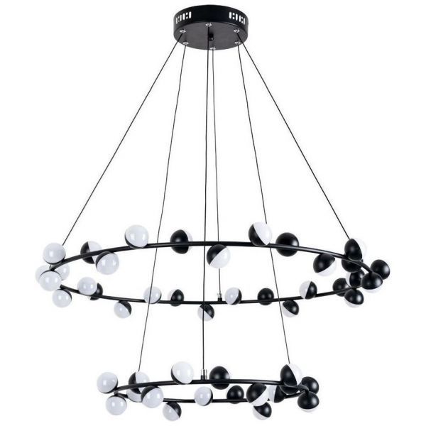Подвесная светодиодная люстра Arte Lamp Dexter A3619SP-48BK