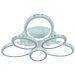 Светодиодная люстра Profit Light 8020/3+3 WHT