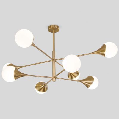 Умный потолочный светильник Calyx Eurosvet 60168/8 латунь Smart