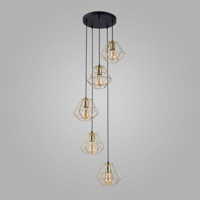 Подвесной светильник TK Lighting 1781 Diamond Gold