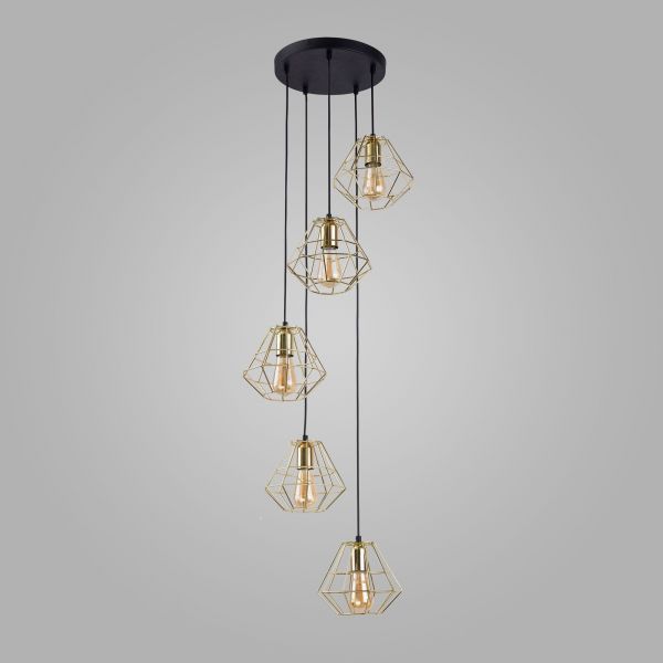 Подвесной светильник TK Lighting 1781 Diamond Gold